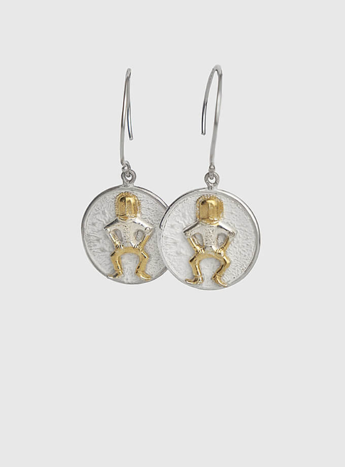 Сережки Скарб LOGVIN JEWELRY (LGV_treasure_02)