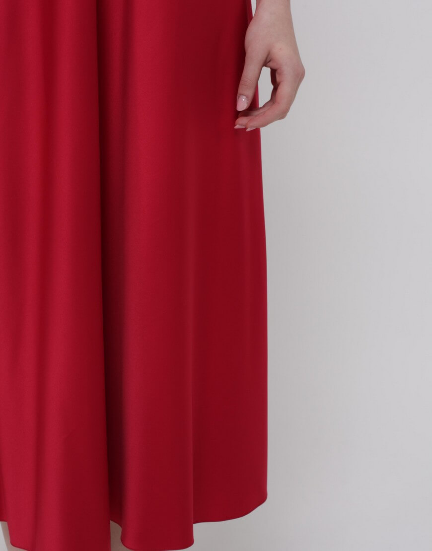 IMG_5420 2 Шовкова cукня на тонких бретельках MISS SECRET (MISS_DR-046-red) - фото 10