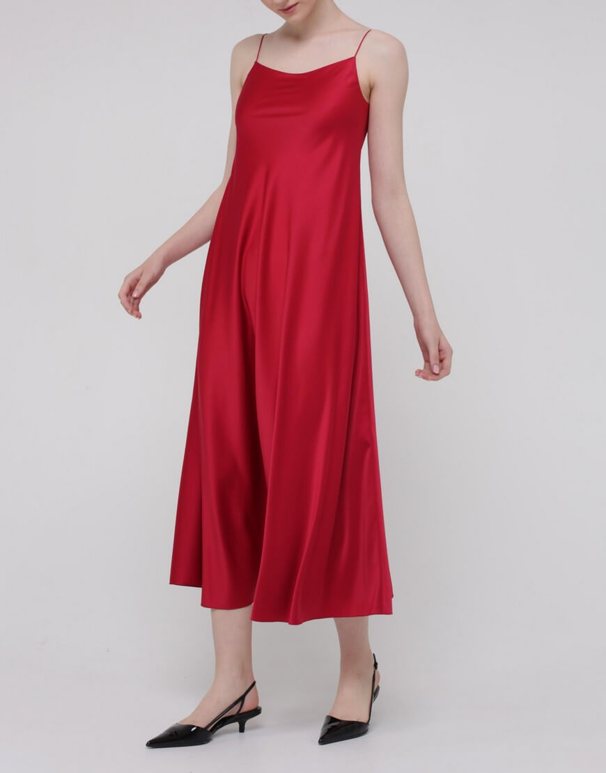 IMG_5508 2 Шовкова cукня на тонких бретельках MISS SECRET (MISS_DR-046-red) - фото 5