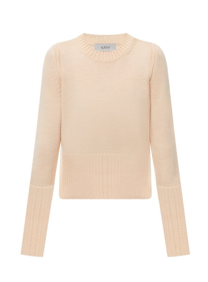 Вовняний светр персиковий WKMF (WKMF_142_5) - фото 3