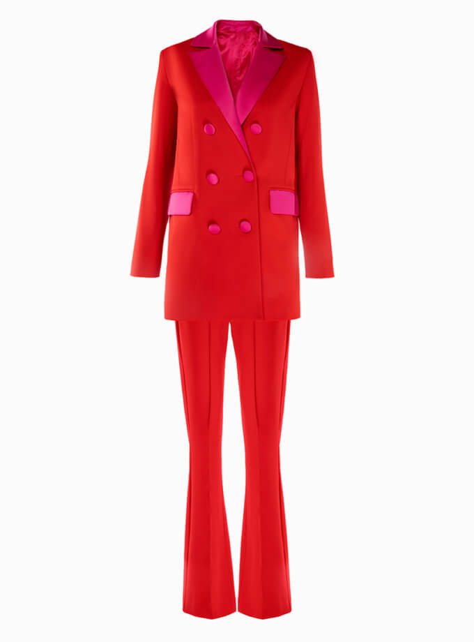 Штани червоні кльош ROSCA (RSC_PNT-0009)