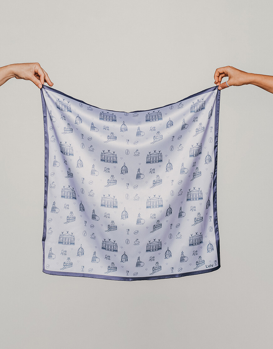 lviv_gift_ukraine Хустинка Мій Львів SOFT25 (SOFT_Hyst_L_Lil) - фото 7