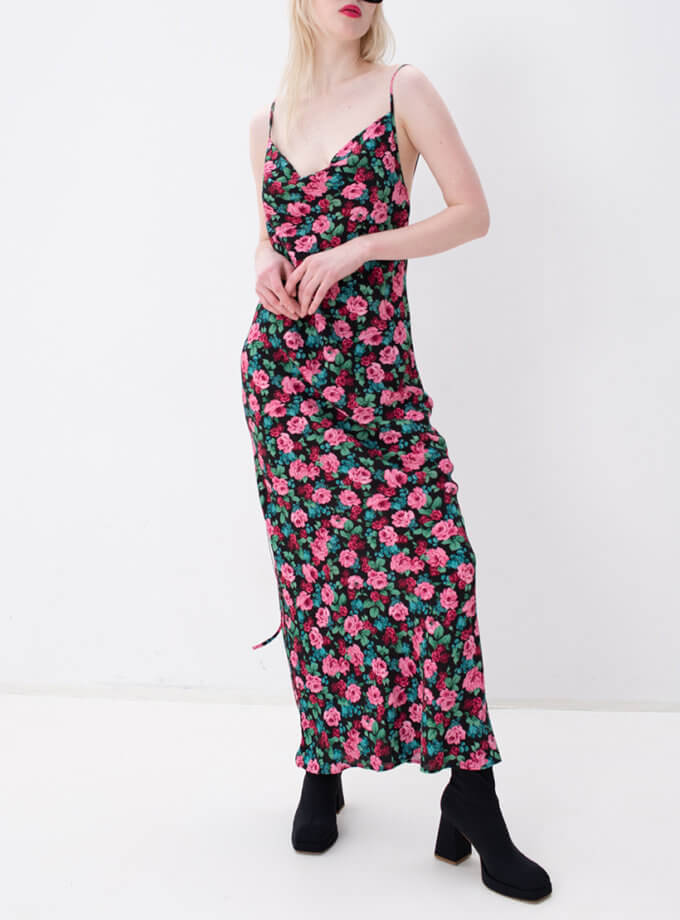 Сукня з принтом троянди NOMA STUDIO (NOMA_112023)