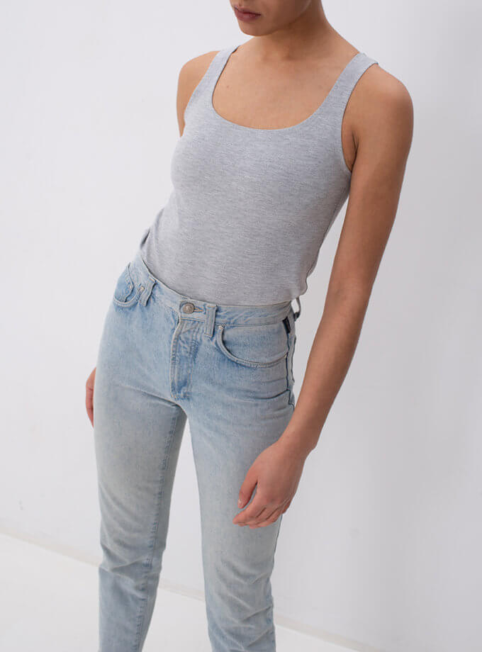 Базова майка сірого кольору NOMA STUDIO (NOMA_72023)