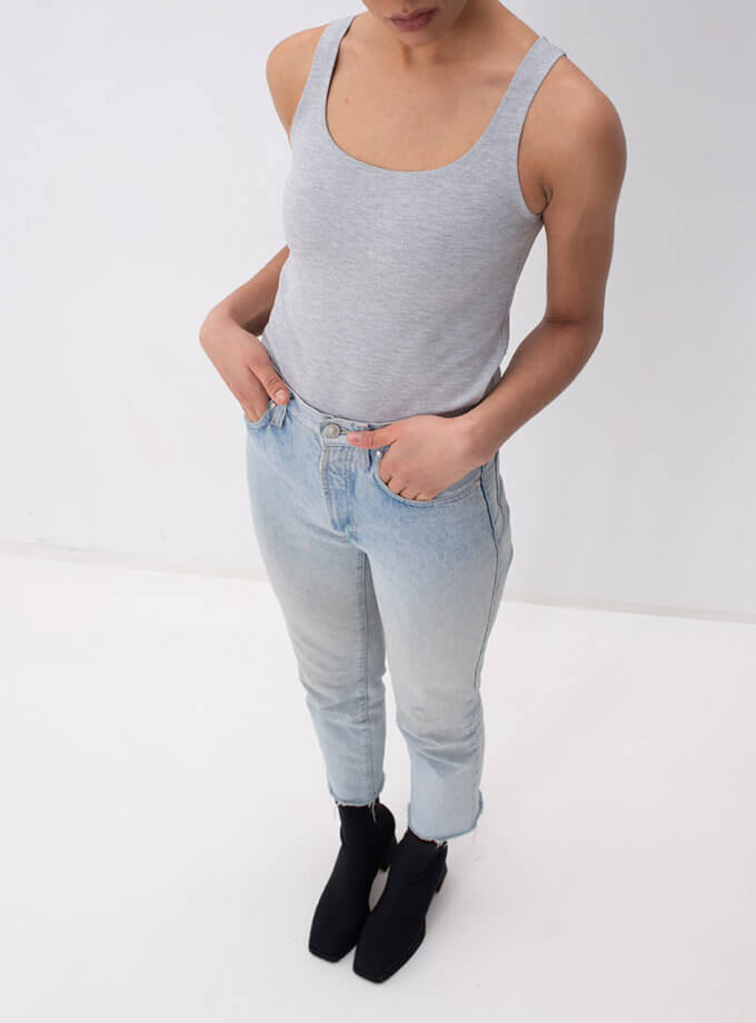 Базова майка сірого кольору NOMA STUDIO (NOMA_72023)