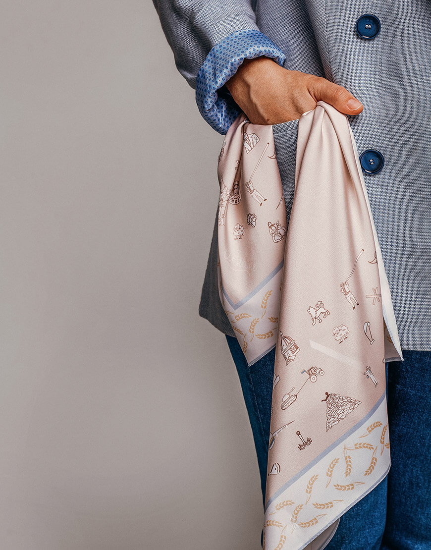 ukraine_gift_scarf Хустинка Відважна Україна SOFT25 (SOFT_Hyst_U_Bg) - фото 9