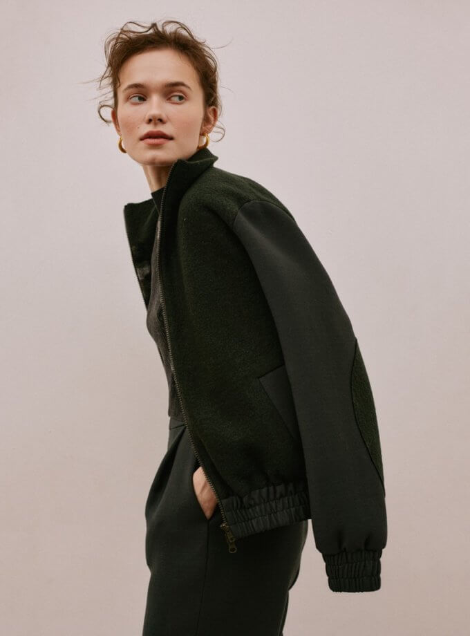 Бомбер глибокий зелений WKMF (WKMF_139_1)