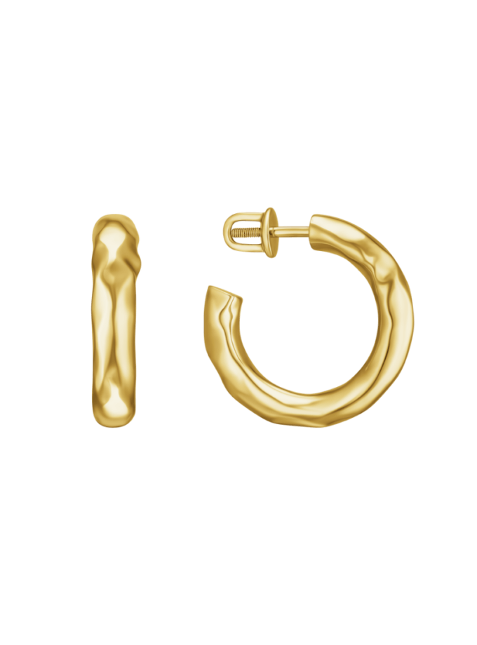 Сережки Puffy RIMMART JEWELRY (RAJ_ERApl-009)