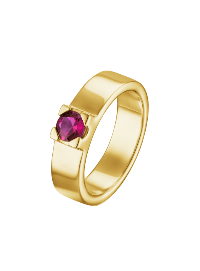 Каблучка Count з каменем RIMMART JEWELRY (RAJ_RRApl-8142)