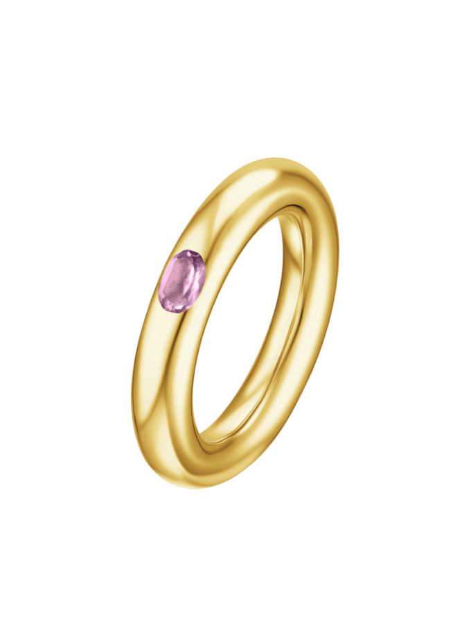 Каблучка Puffy violet RIMMART JEWELRY (RAJ_RRApl-007v)