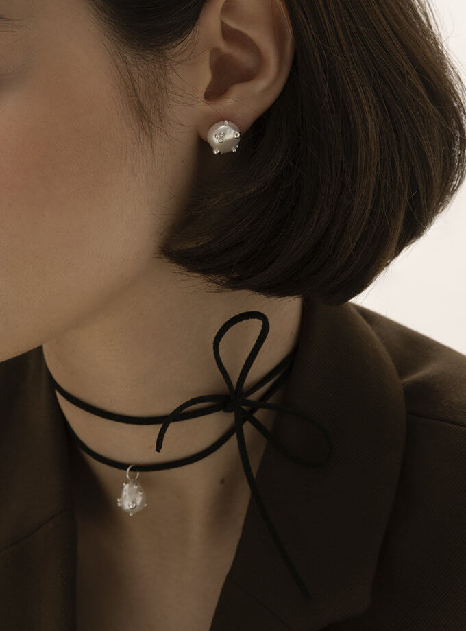 Комета на замшевій стрічці SOLAR SILVER (SLSR_SSN_065)