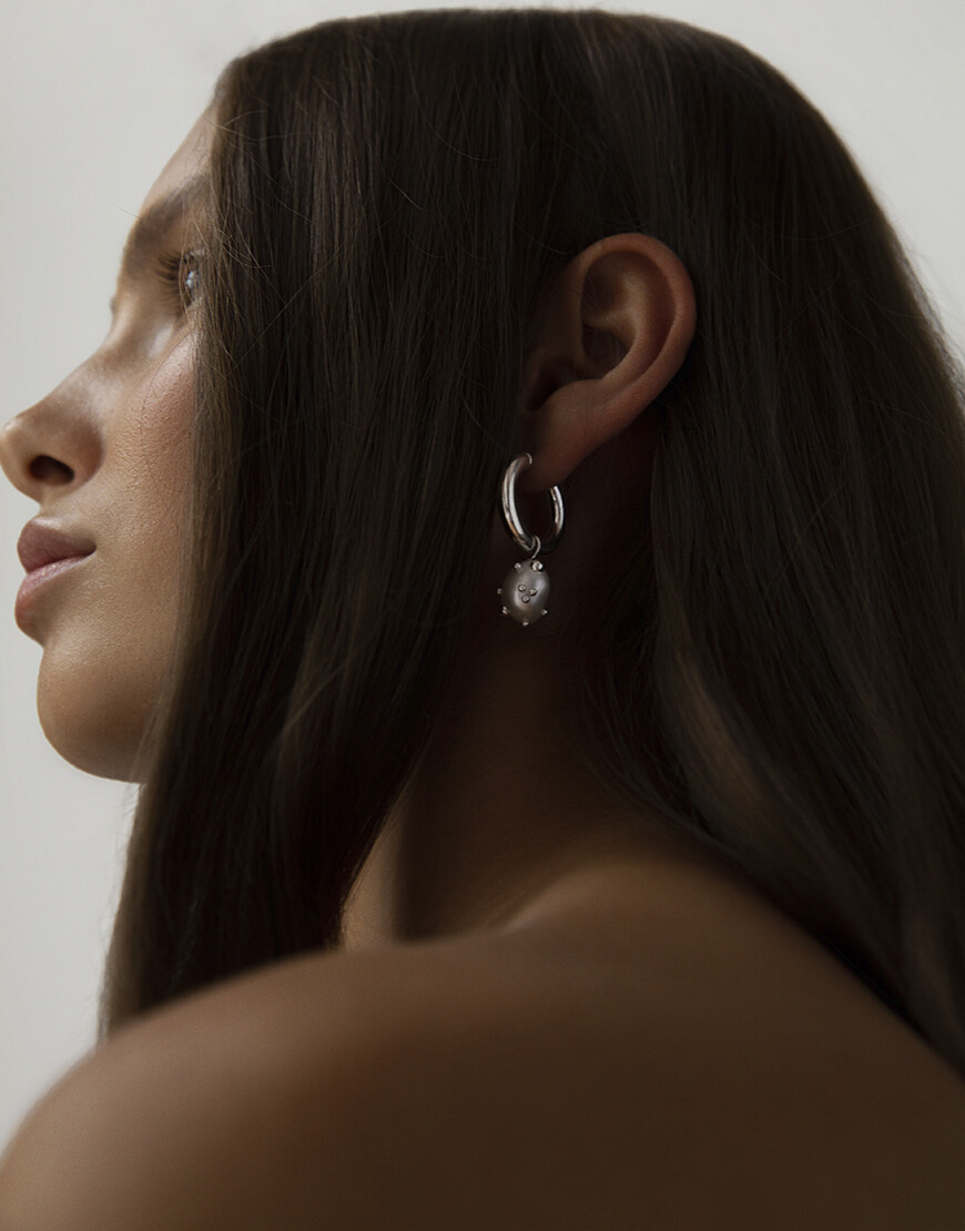 9 Сережки Комети big SOLAR SILVER (SLSR_SSER_034) - фото 3