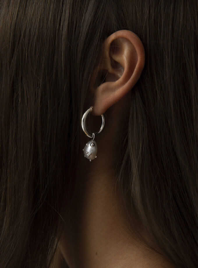 Сережки Комети big SOLAR SILVER (SLSR_SSER_034)