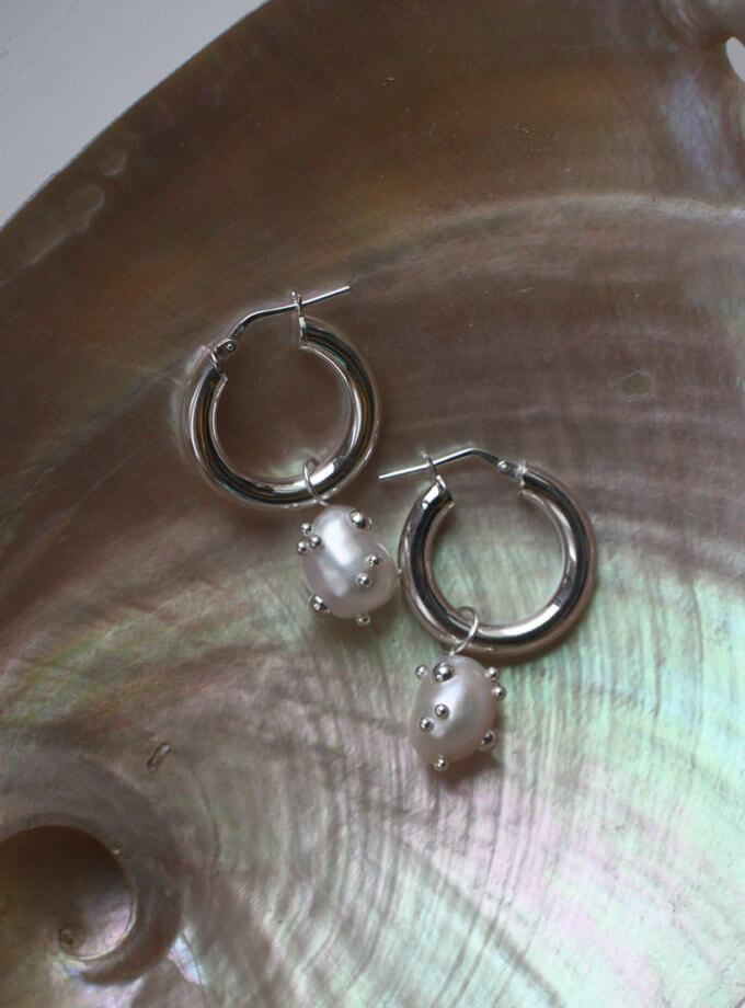 Сережки Комети big SOLAR SILVER (SLSR_SSER_034)