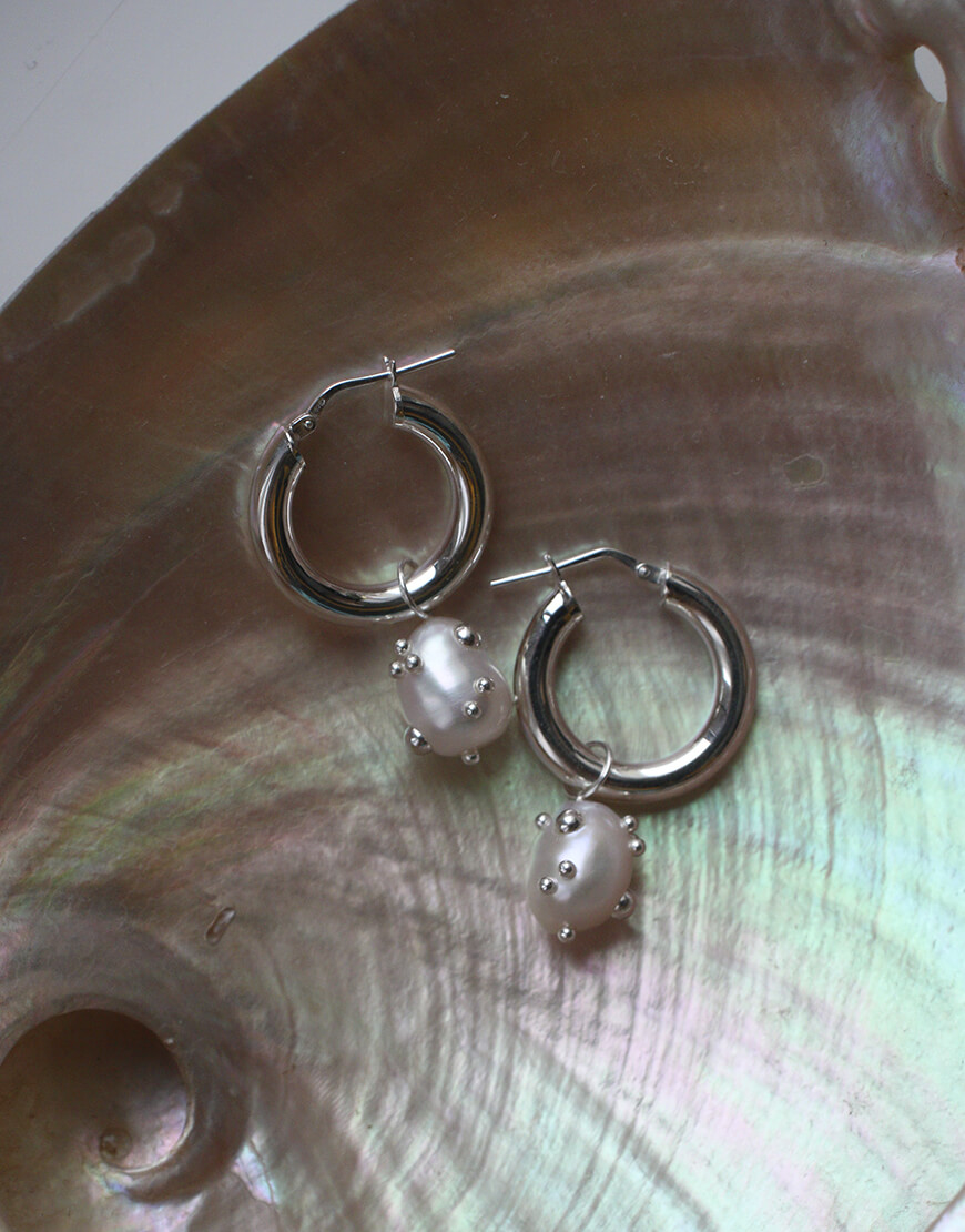 999 Сережки Комети big SOLAR SILVER (SLSR_SSER_034) - фото 2