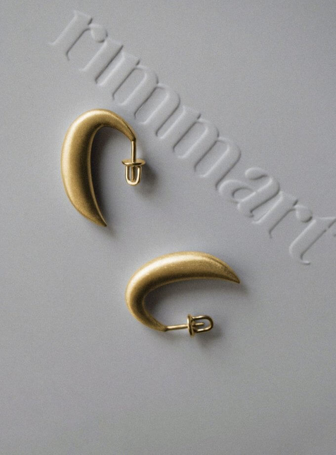 Сережки Hooks RIMMART JEWELRY (RAJ_ERApl-017)