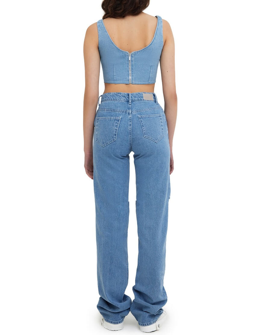 IMG_2839 Блакитні джинси із розрізами на колінах MATCH DENIM (MTCH_SP23-JNSWR-LIGHT-BLUE) - фото 2