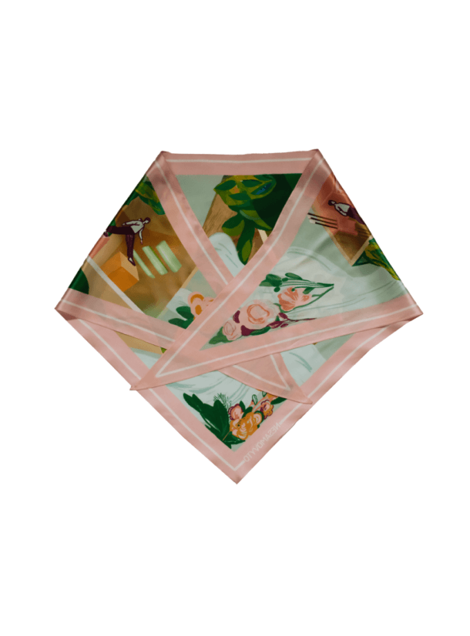 Шовкова хустка Navka з двостороннім друком NESAMOVYTO (NST_MV1W)