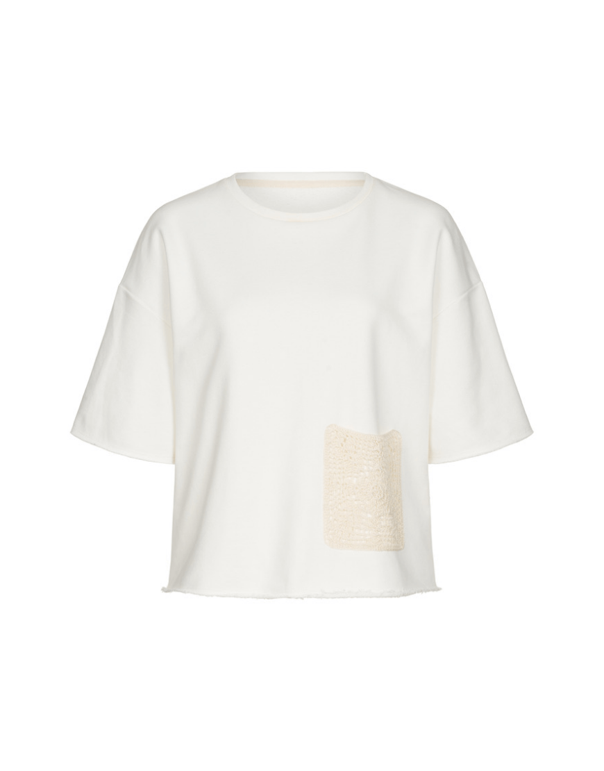 4 Футболка Simple оздоблена мереживом NYNI (VSH_000-709) - фото 5