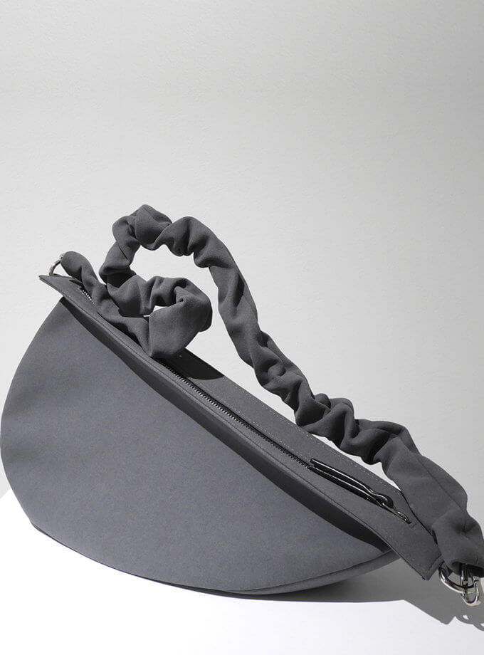 Сумка Напівмісяць сіра SATELLITE (STLLT_STHBGR)