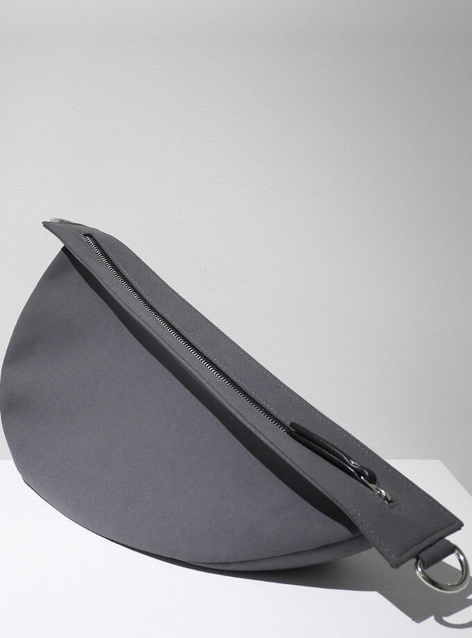 Сумка Напівмісяць сіра SATELLITE (STLLT_STHBGR)