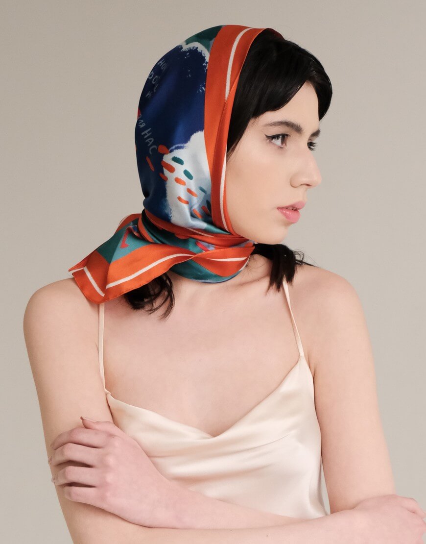 DSCF0083_1 Шовкова хустка Де ти тепер з двостороннім друком NESAMOVYTO (NST_D2W) - фото 4