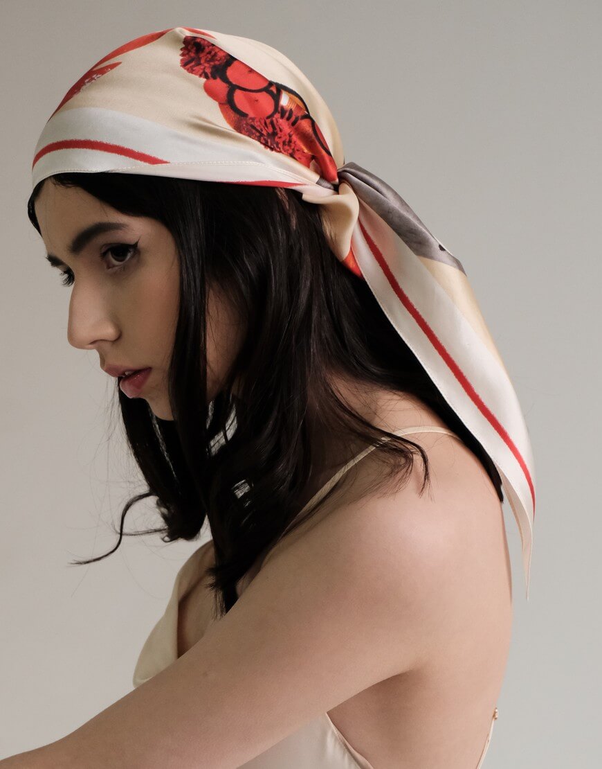 DSCF0156_1 Шовкова хустка Churai з двостороннім друком NESAMOVYTO (NST_CR1W) - фото 7