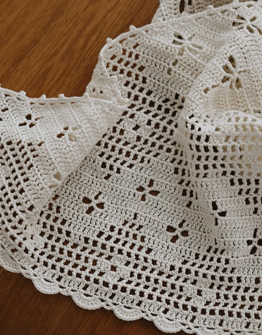 Processed with VSCO with a6 preset Хустка з льону та шовку молочного кольору NYNI (VSH_000-213) - фото 5