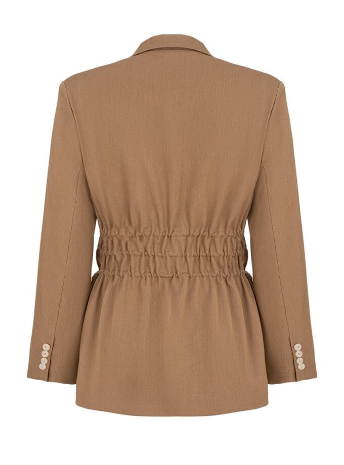 Приталений жакет на затяжках XM BY MALINOVSKAYA (XM_небо_1)