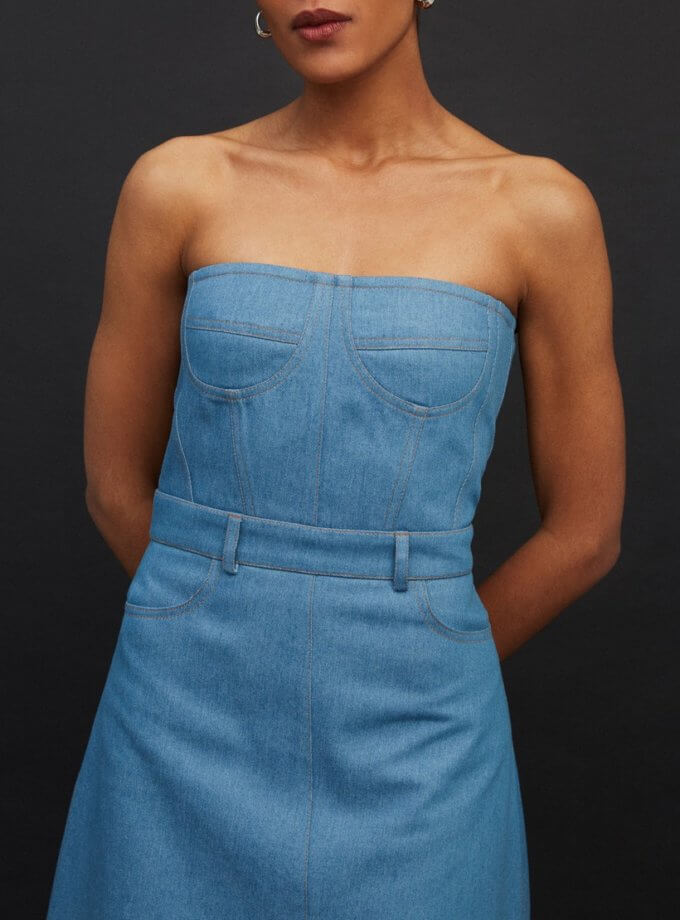 Топ з деніму L.A.B BY TERNOVSKAYA (LAB_3018)