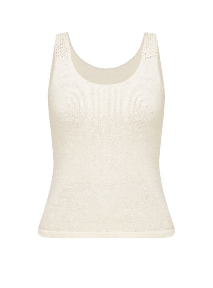 Бавовняний топ молочний WKMF (WKMF_159_1)