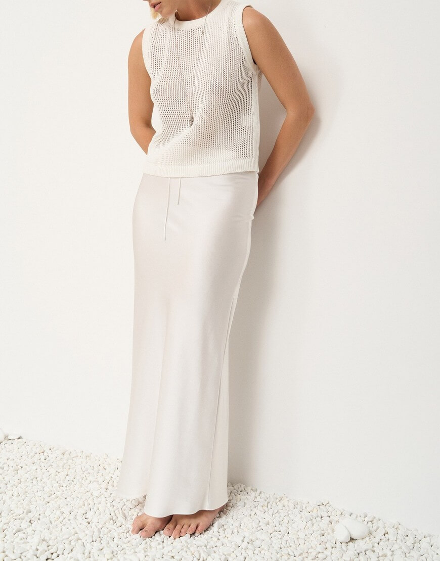 1AK07440 Топ з ажурного трикотажу FIORE BIANCO (FRBK_FB_18_10_mlk) - фото 4