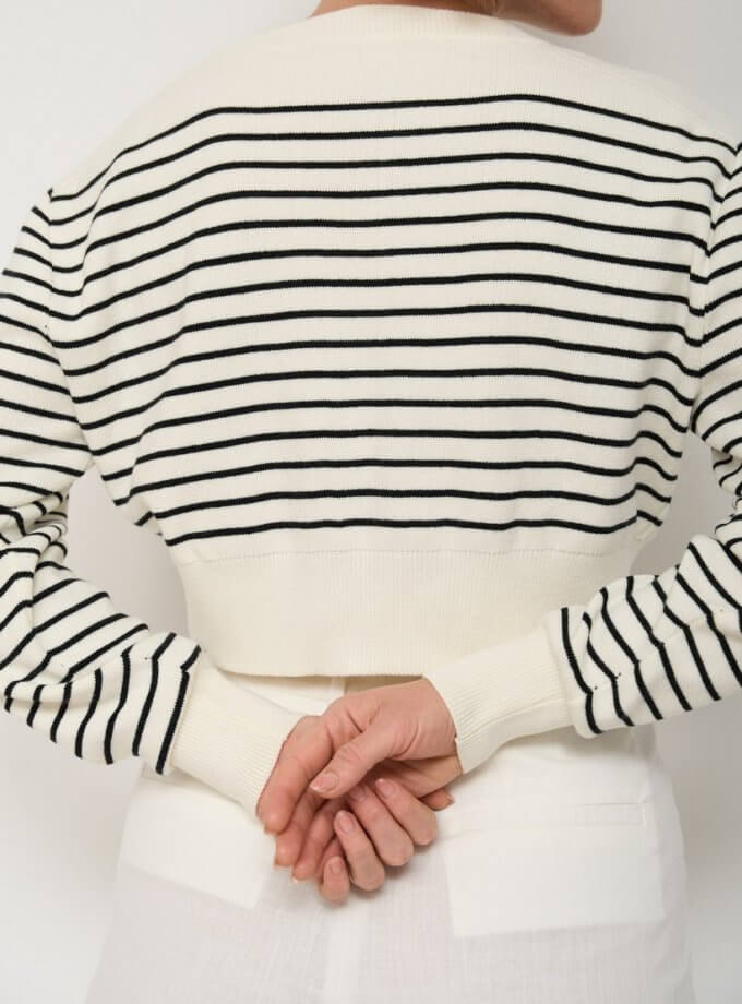 Вкорочений джемпер FIORE BIANCO (FRBK_FB_18_06)