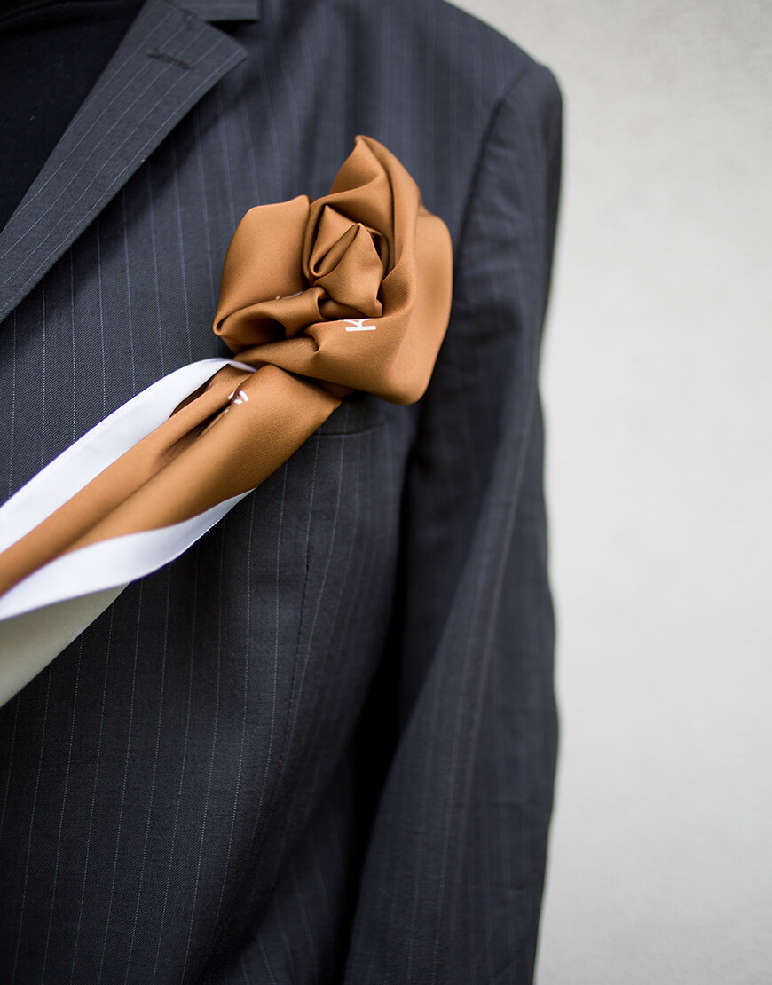 1V4A1968 Хустинка Київ гірчична мінімалістична SOFT25 (SOFT_Hyst_K_Mst) - фото 6