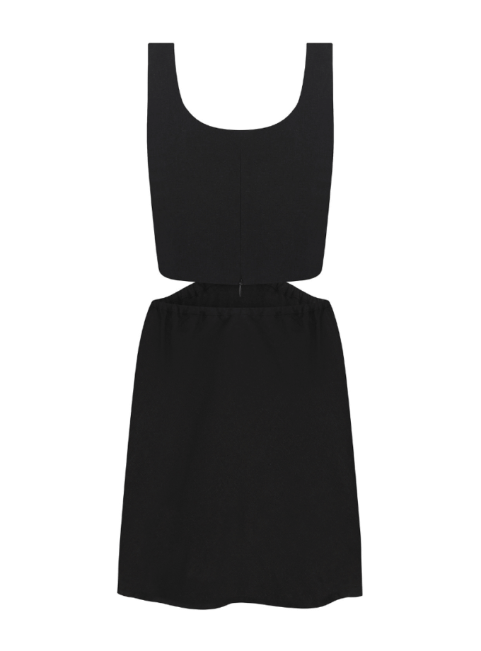 Сукня міні з льону IAM (IAM_LN/MN/DR)