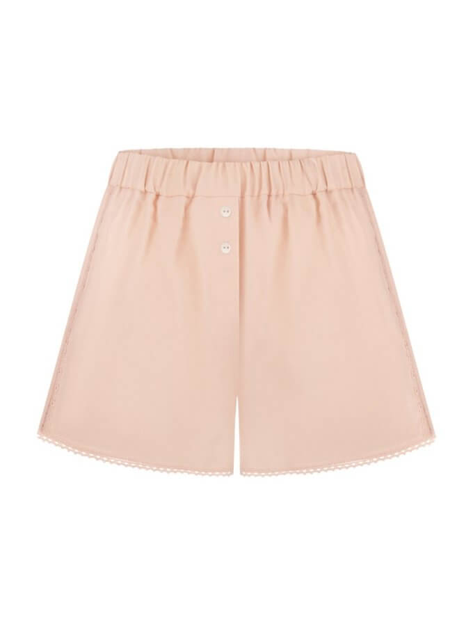 Лляні шорти з мереживом IAM (IAM_PCH/PJ/SHR)