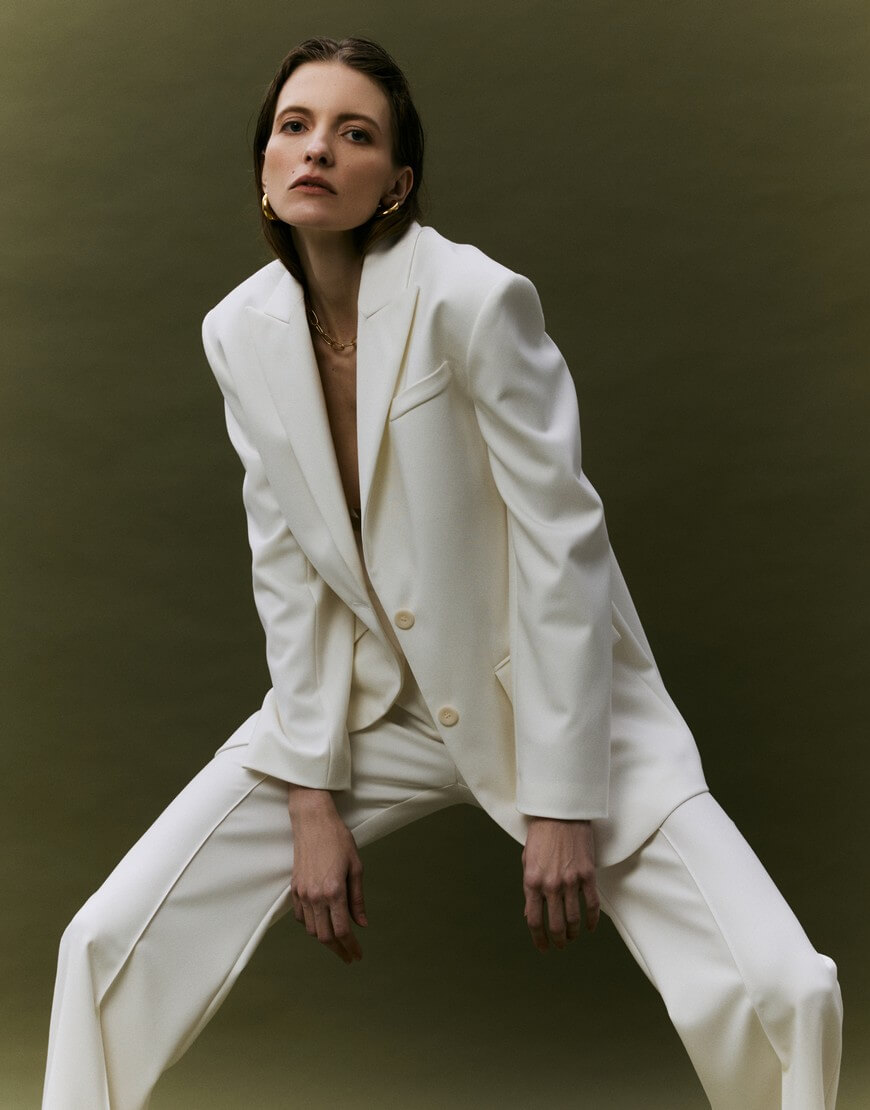 SHAKO camp15904 Жакет oversize світло-молочний SHAKO (SHKO_19049009) - фото 12