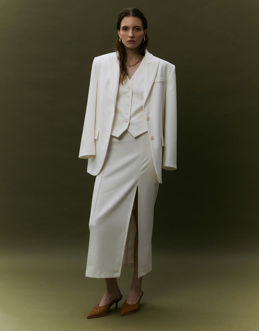 SHAKO camp16342 Жакет oversize світло-молочний SHAKO (SHKO_19049009) - фото 8