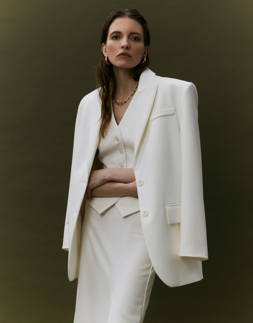 SHAKO camp16352 Жакет oversize світло-молочний SHAKO (SHKO_19049009)