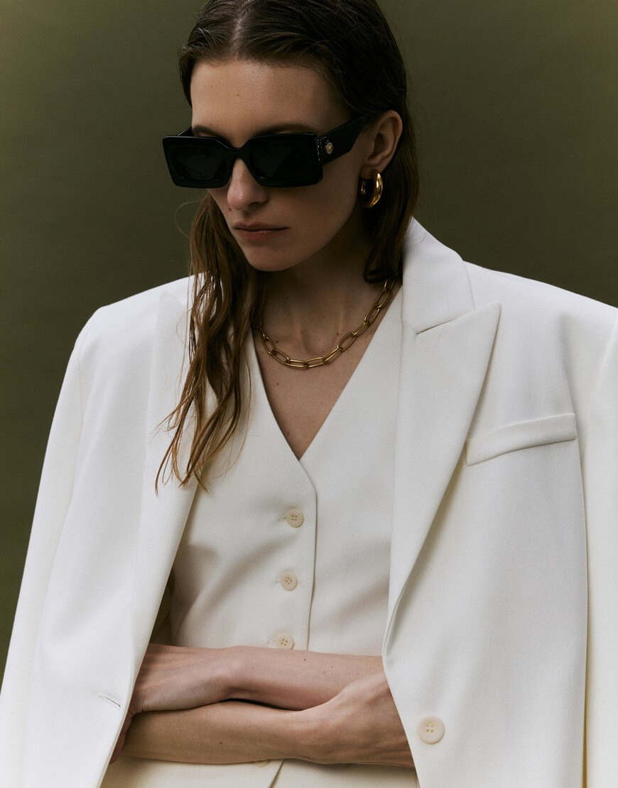 SHAKO camp16357 Жакет oversize світло-молочний SHAKO (SHKO_19049009) - фото 11