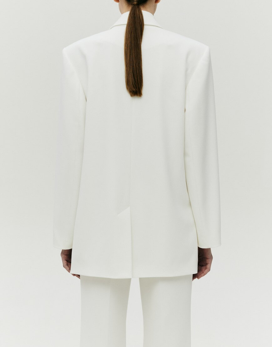 SHAKO kult13391 Жакет oversize світло-молочний SHAKO (SHKO_19049009) - фото 4