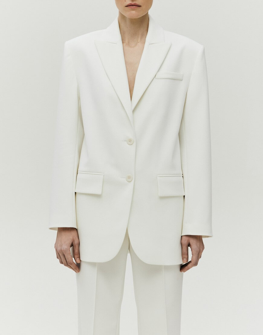 SHAKO kult13399 Жакет oversize світло-молочний SHAKO (SHKO_19049009) - фото 2