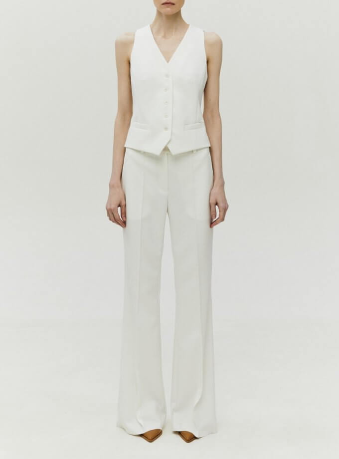 Штани кльош світло-молочні SHAKO (SHKO_21001013)