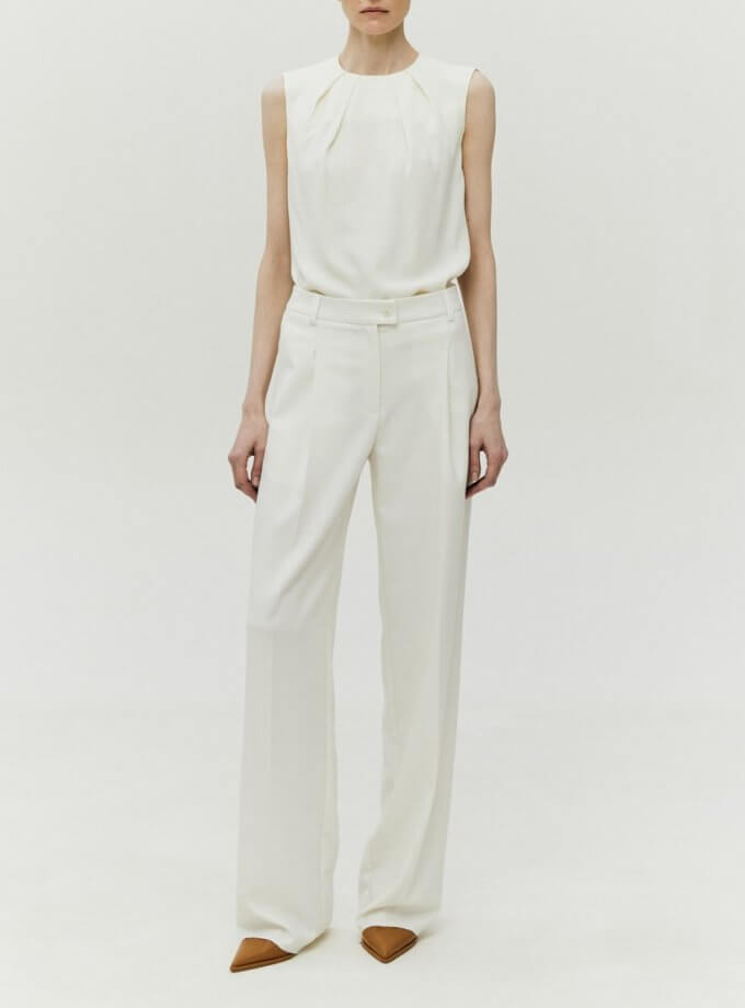 Штани широкі молочні SHAKO (SHKO_21046005)