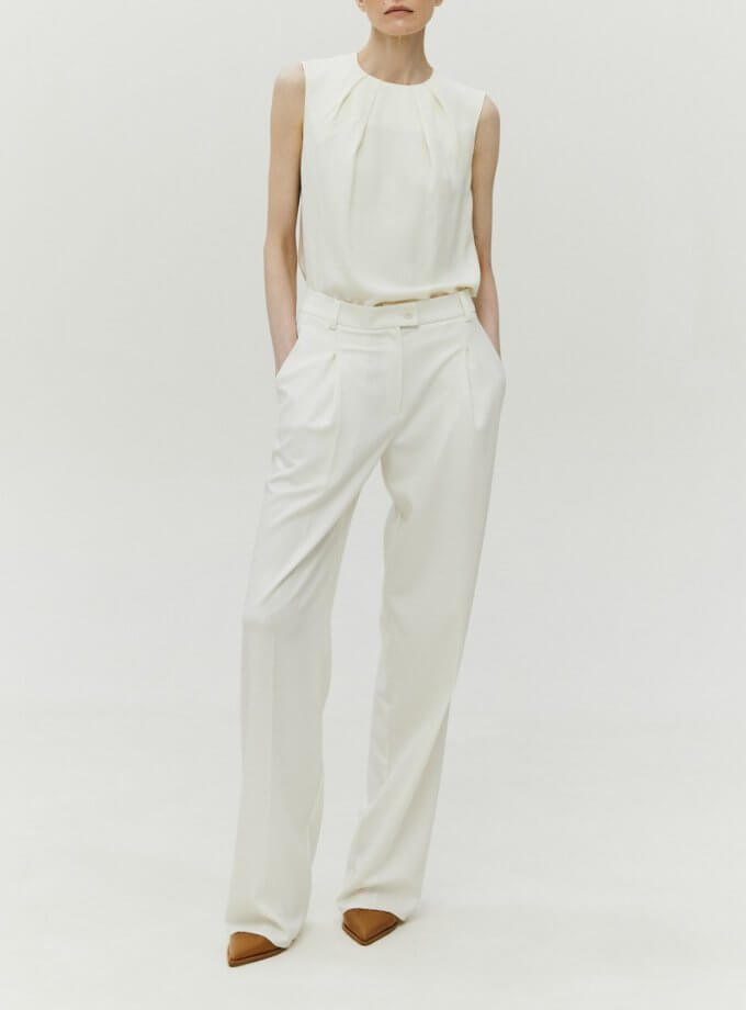 Штани широкі молочні SHAKO (SHKO_21046005)