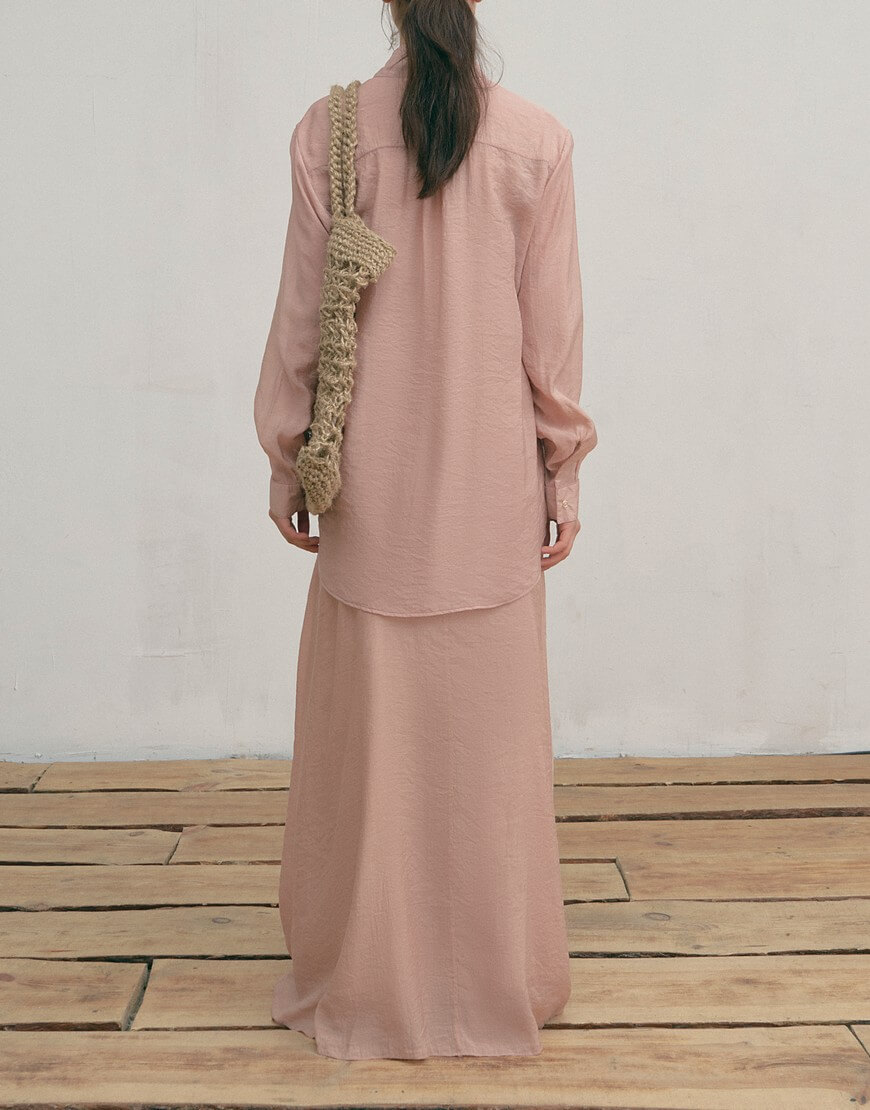 Сорочка бежева3 Сорочка з шовкового батисту ZHARKO (ZHRK_kzss230008shirtbeige) - фото 7
