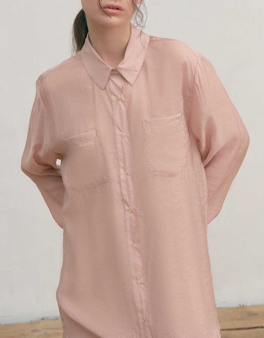 Сорочка бежева5 Сорочка з шовкового батисту ZHARKO (ZHRK_kzss230008shirtbeige) - фото 2
