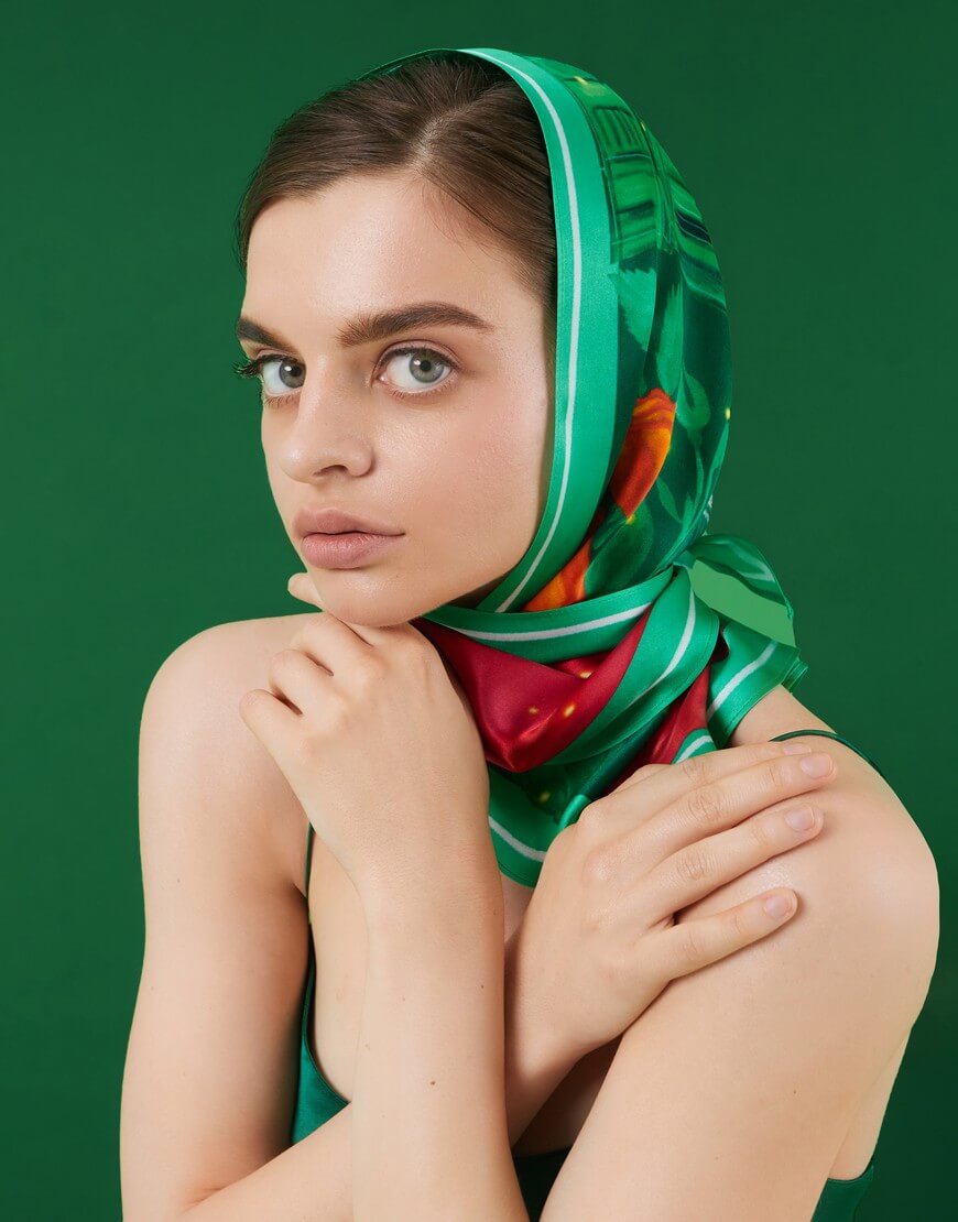 114059 Шовкова хустка Курбас з двостороннім друком NESAMOVYTO (NST_OBLK1) - фото 4