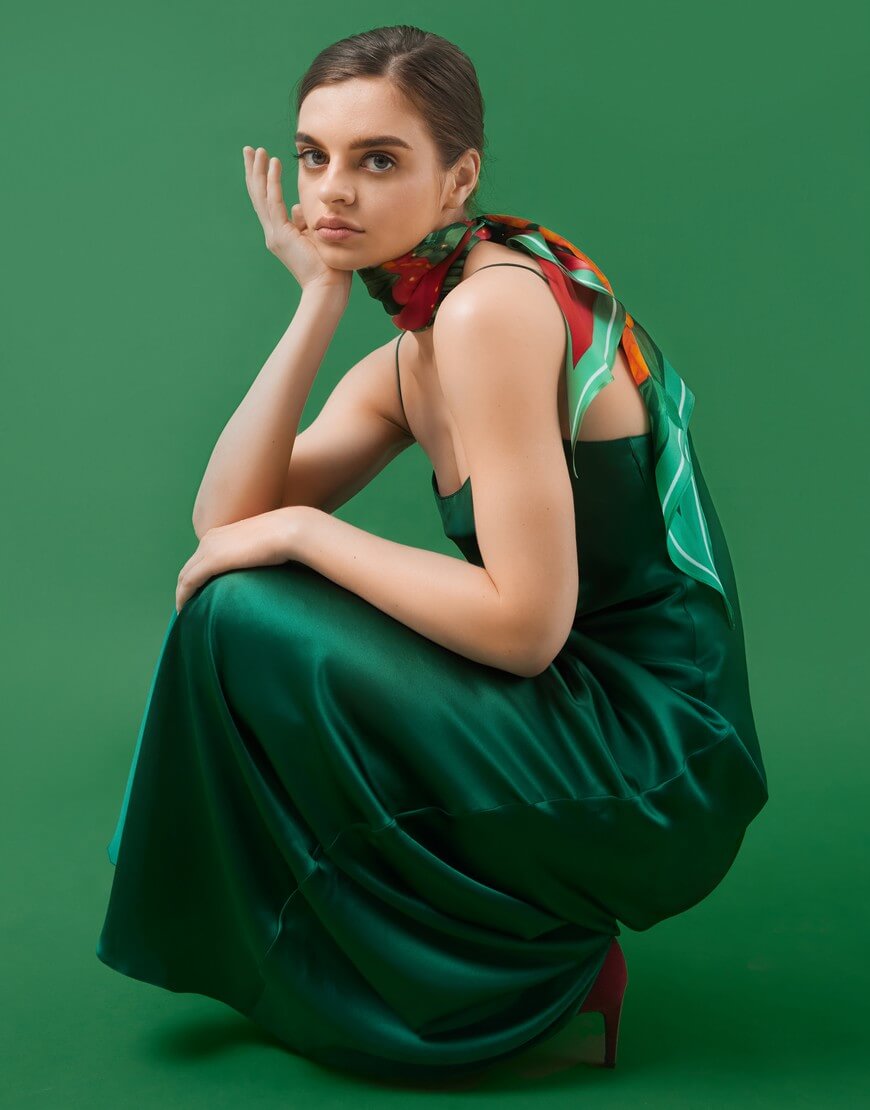 114126 Шовкова хустка Курбас з двостороннім друком NESAMOVYTO (NST_OBLK1) - фото 7