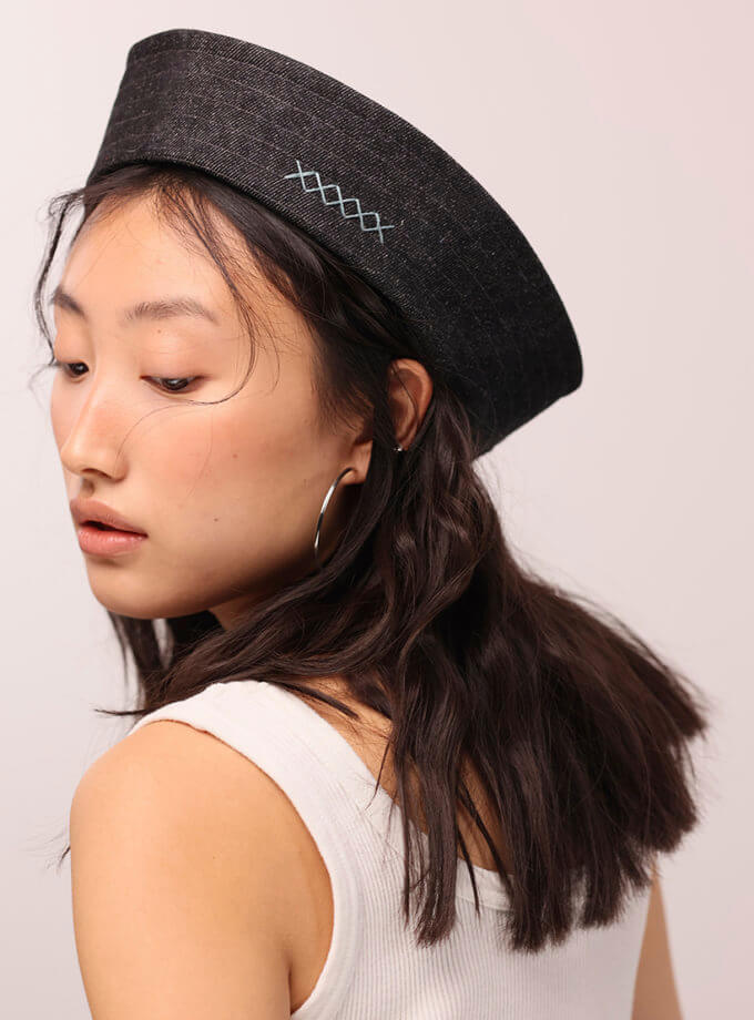 Sailor hat Graphite FURT (FR_SLR02-DNM-BL-X)